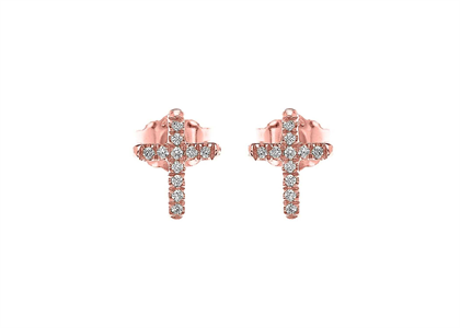 Cross Stud Fashion Earring